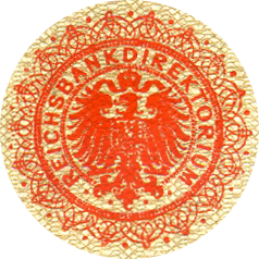  Reichsbankdirektorium:   1000 Mark.  1884 . Brauner Tausender.