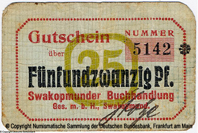  Deutsch-Südwestafrika 25  Pfennig