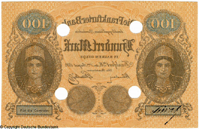 Die Frankfurter Bank 100  1890 