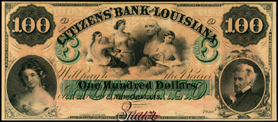 Citizens΄ Bank of Louisiana 100  /  