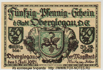 Stadt Oberglogau 25  1921 /  