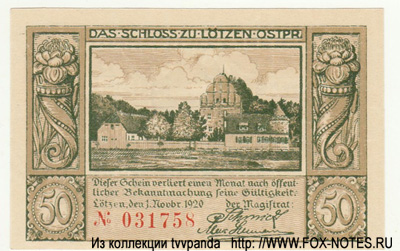 Stadt Lützen Pfennig 1920 NOTGELD DEUTSCHLAND