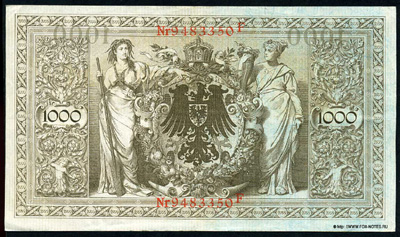  (Reichsbanknote) 1000  21. April 1910.