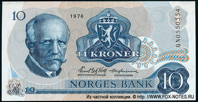 NORGES BANK 10  1976  