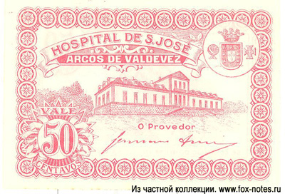Hospital de S. Jose 50 centavos
