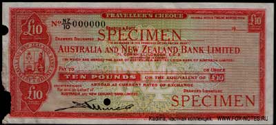 Australia and New Zealand Bank Limited 10 Pound