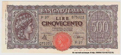     (Banca d'Italia).  10.12.1944 