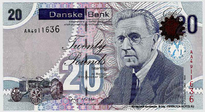 Danske Bank 20 pounds 2013