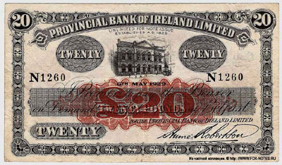 PROVINCIAL BANK OF IRELAND LIMITED 20 pounds 1929