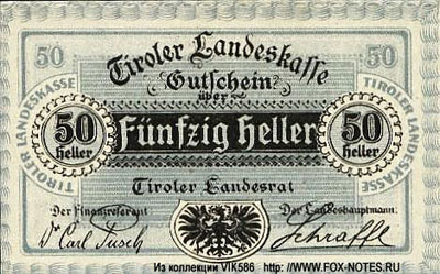 Tirol 50 heller 1920