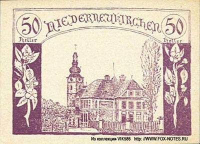 Gemeinde Niederneukirchen 50 heller 1920 notgeld