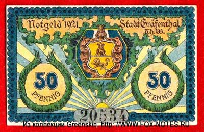 Stadt Gräfenthal - Th.W. 50 Pfennig 1921 Notgeld