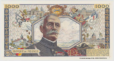 Пробные банкноты Банка Франции "Фош"