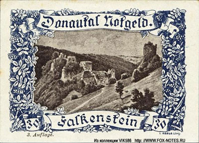 Нотгельды города Donautal Notgeld Oberösterreich (1914 - 1924)