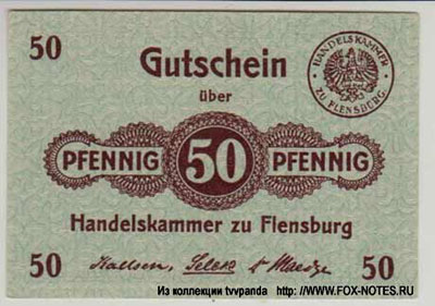 Handelskammer Flensburg 50 pfennig