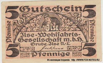 Ilse- Wohlfahrtsgesellschaft m.b.H.  5 pfennig