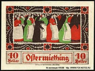 Gemeinde Ostermiething 40 heller notgeld