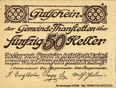 Notgeld Österreich Österreich-Ungarn