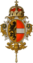 Wappen des Herzogtums Salzburg zu Zeiten der k.u.k. Monarchie