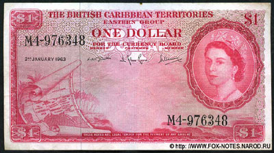 British Caribbean Currency Board 1 pound 1936