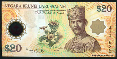 Бруней 20 ринггит 2007