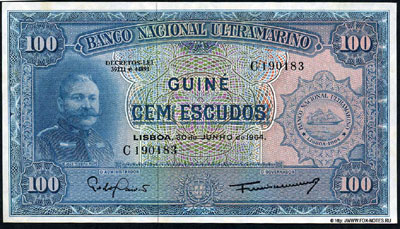 Португальская Гвинея 100 эскудо 1964