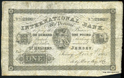 International Bank 1 pound 1865