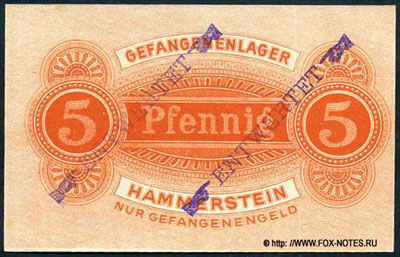 Gefangenenlager Hammerstein 5 pfennig