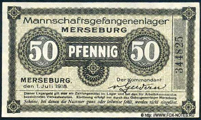 Mannschafgefangenenlager Merseburg 50 pfennig