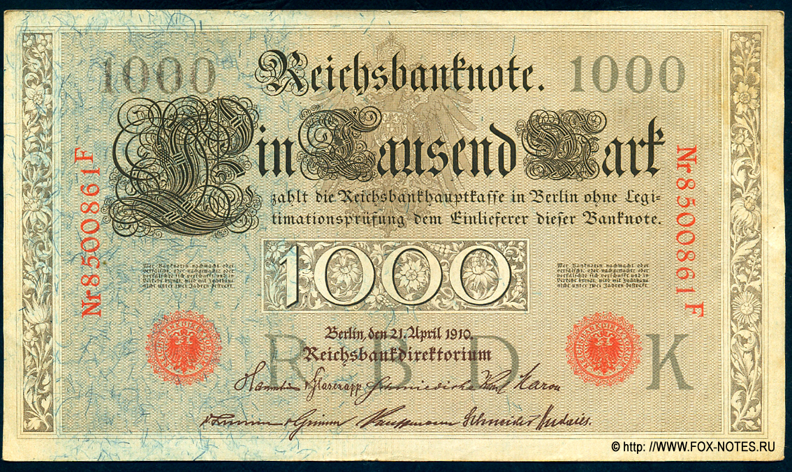   1000  1910 -  K
