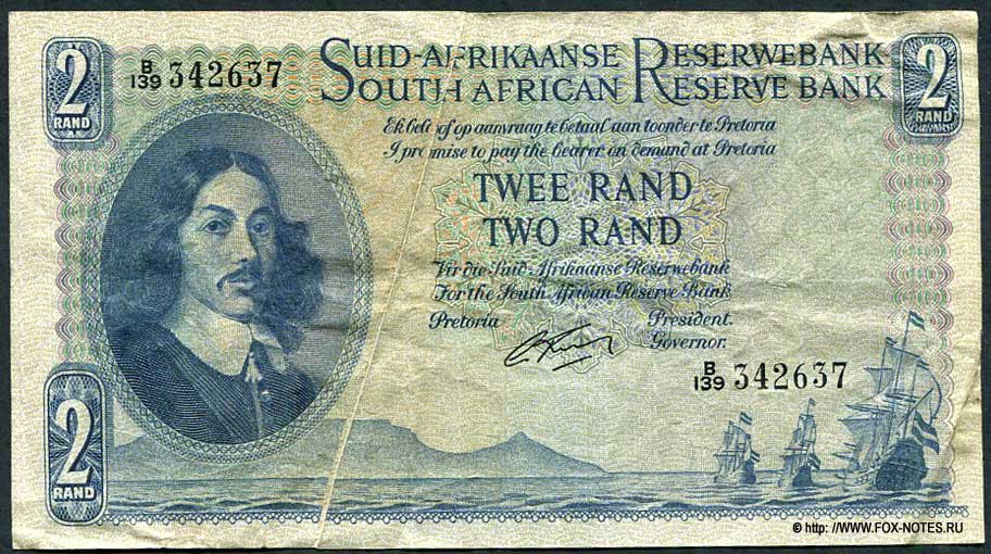 Южно-Африканская Республика 2 рэнда 1961
