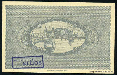 Stadt= und  Landkreis Bonn und Siegkreis gutschein 5 mark
