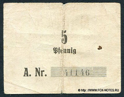 Preussisch Holland Kriegsgefangenen-Stammlager 5 Pfennig