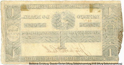 Imp&eacute;rio do Brasil (Tesouro Nacional) 1000 Reis 1833
