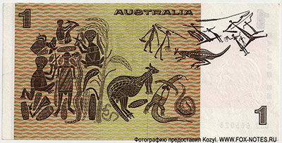 AUSTRALIA 1 dollar 1976 H. M. Knight F. H. Wheele