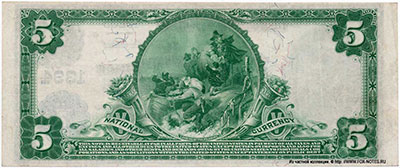Americanexchange-Pacific National Bank New York 5 dollars series 1902