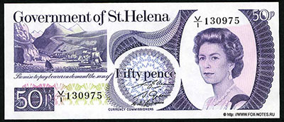 Governement of St.Hellena 50 Pence 1979