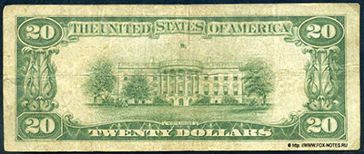 National Currency � Federal Reserve Bank Notes 20 dollars. Series of 1929.