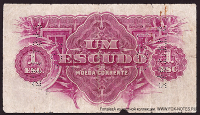Companhia De Mo&ccedil;ambique, Beira. 1 escudo 1937