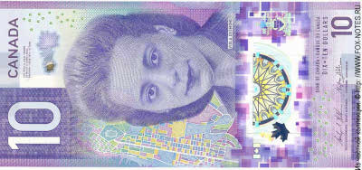 Bank of Canada 10 Dollars 2018