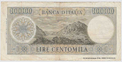 ����������� ������. ���� ������. ����� ����� 100000 ��� ������� 1967 ���� (Decreto Ministeriale 27.6.1967)