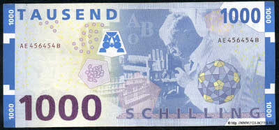 Oesterreichische Nationalbank. Banknote. 1000 Schilling 1997.
