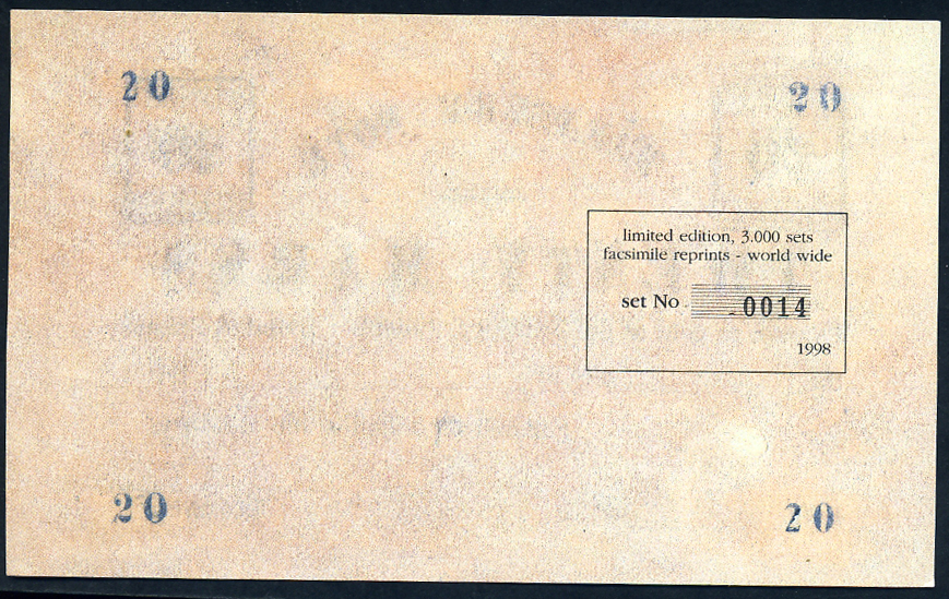 Deutsch-Neuguinea Treasury Note. 20 Mark. 1914.