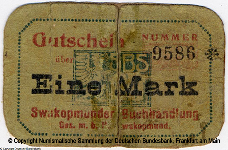 Swakopmunder Buchhandlung Ges. m.b.H. 1 Mark