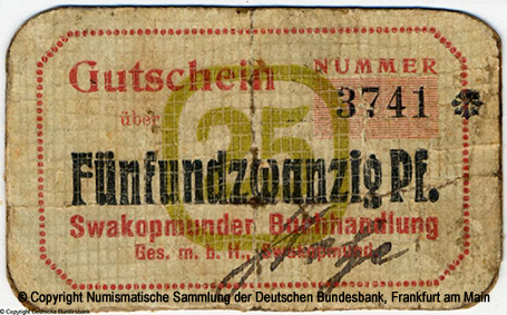 Deutsch-Südwestafrika 25 Pfennig II