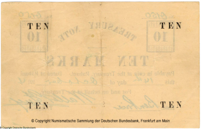Deutsch-Neuguinea 10 Mark 1914