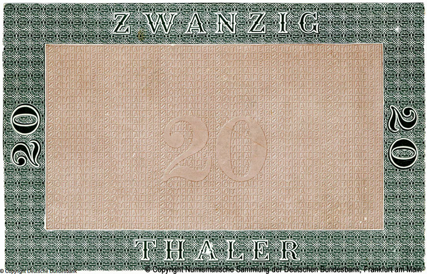 Danziger Privat-Actien Bank  20 Thaler 1865