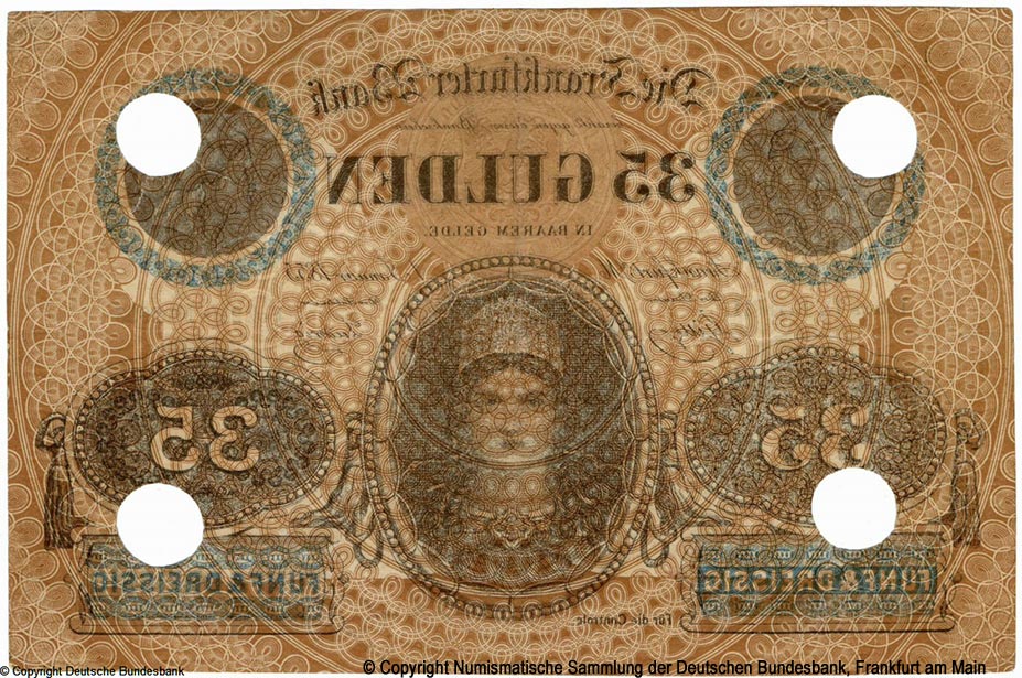 Frankfurter Bank 35 Gulden 1855