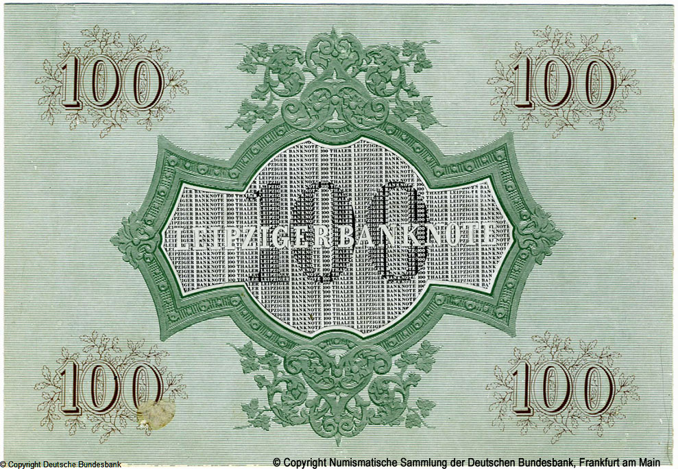 Leipziger Bank 100 Thaler