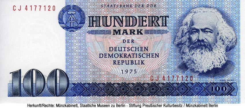 Staats Bank der DDR 100 Mark 1975